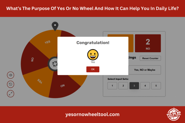 What’s The Purpose of Yes or No Wheel & How It Can Help You In Your Daily Life
